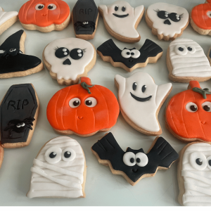 Galletas de Halloween Sin Gluten Decoradas